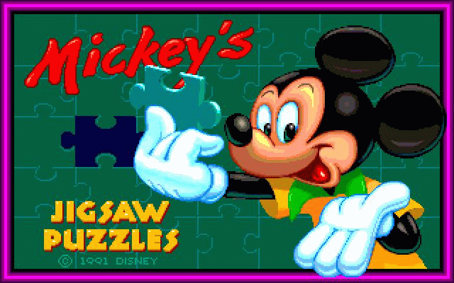 Mickey's Jigsaw Puzzles